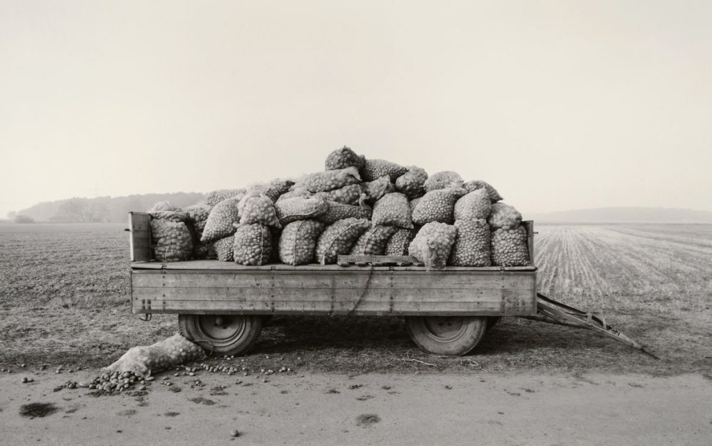 Heinrich Riebesehl, Schillerslage (Hannover), Okt. 78, aus der Serie „Agrarlandschaften“, 1978, Silbergelatinepapier, Museum für Kunst und Gewerbe Hamburg, © VG Bild-Kunst, Bonn 2020