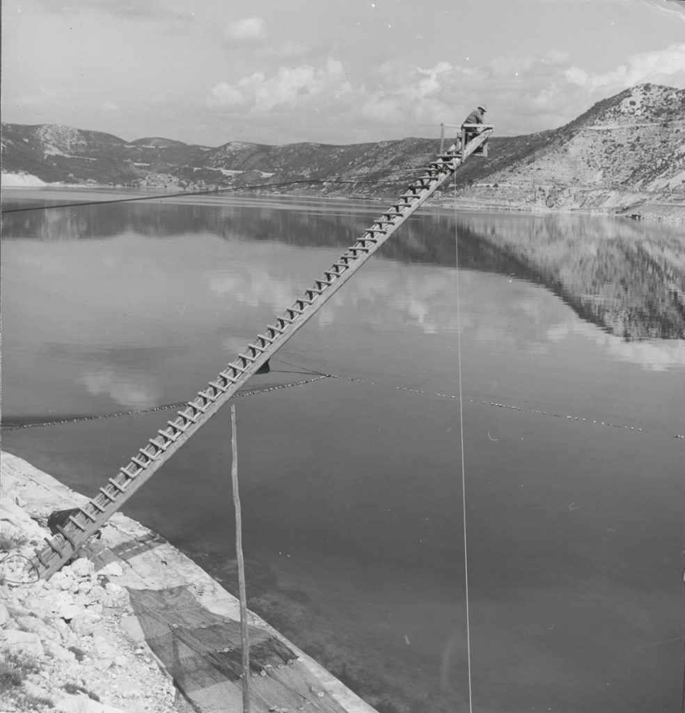 Ludwig Windstosser: Ausschau nach Thunfischen in der Bucht von Bakar, Jugoslawien, ohne Datum, Silbergelatinepapier, © Staatliche Museen zu Berlin, Kunstbibliothek / Ludwig Windstosser